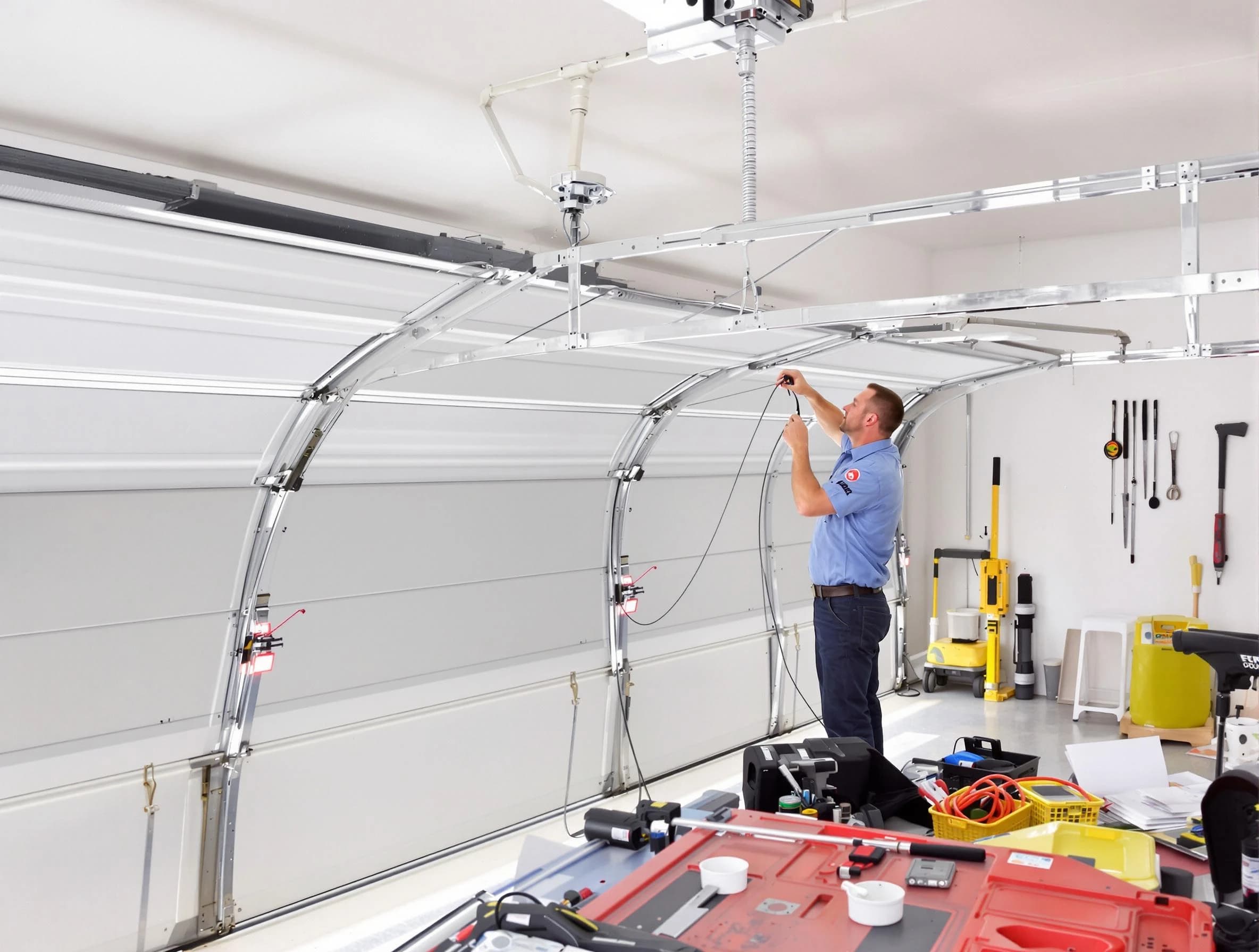 Garage door cable repair service by Chandler Garage Door Repair in Chandler