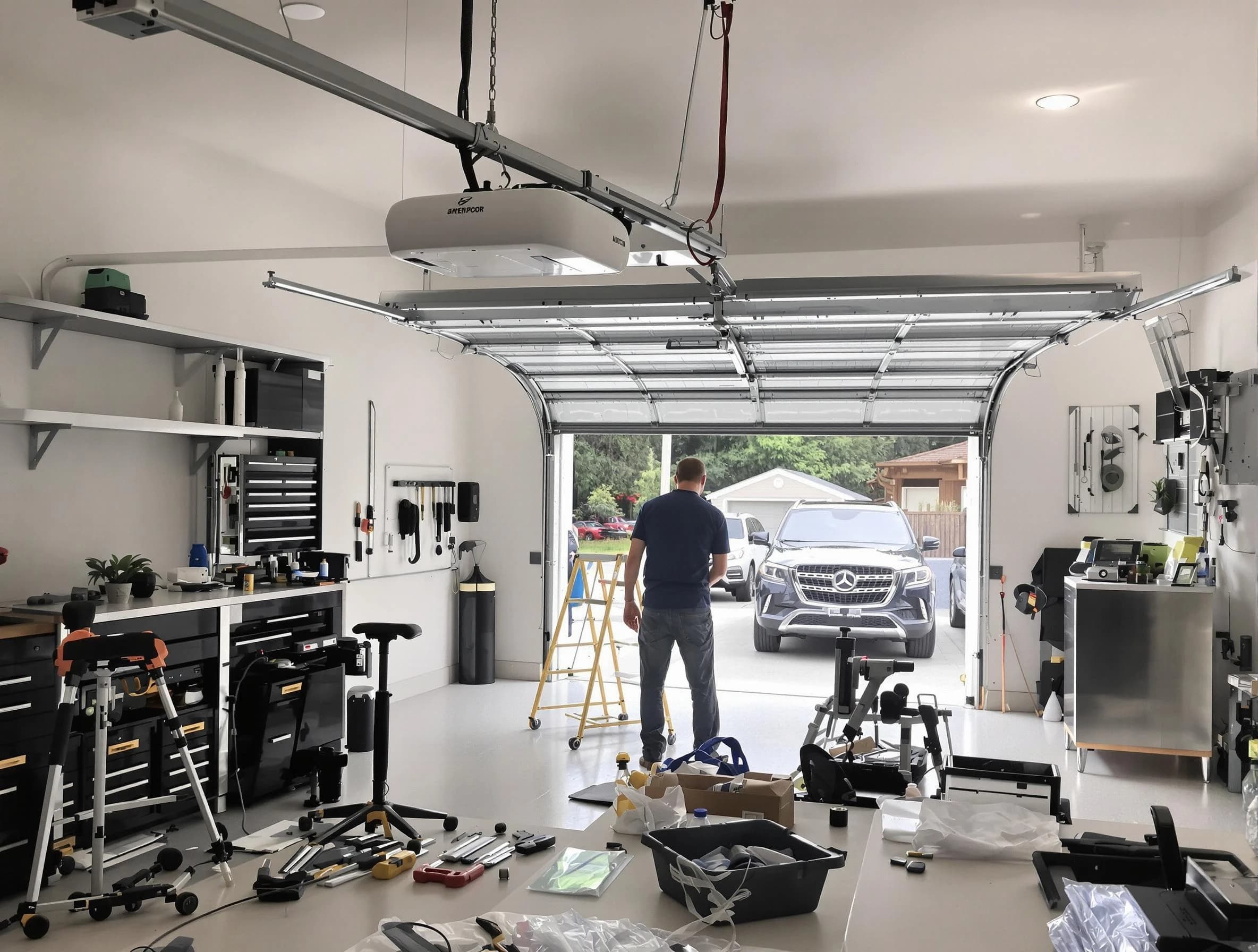 Garage door opener installation by Chandler Garage Door Repair in Chandler