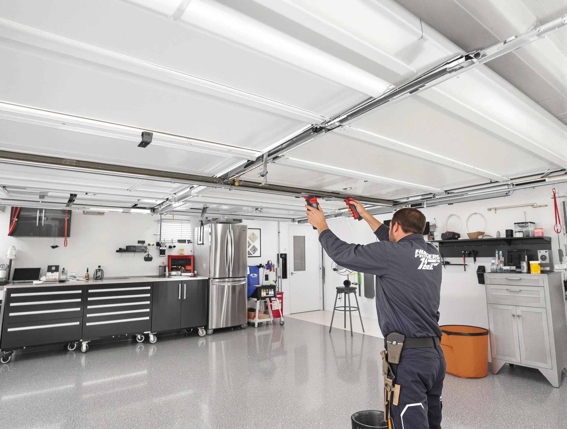 Overhead garage door repair service by Chandler Garage Door Repair in Chandler