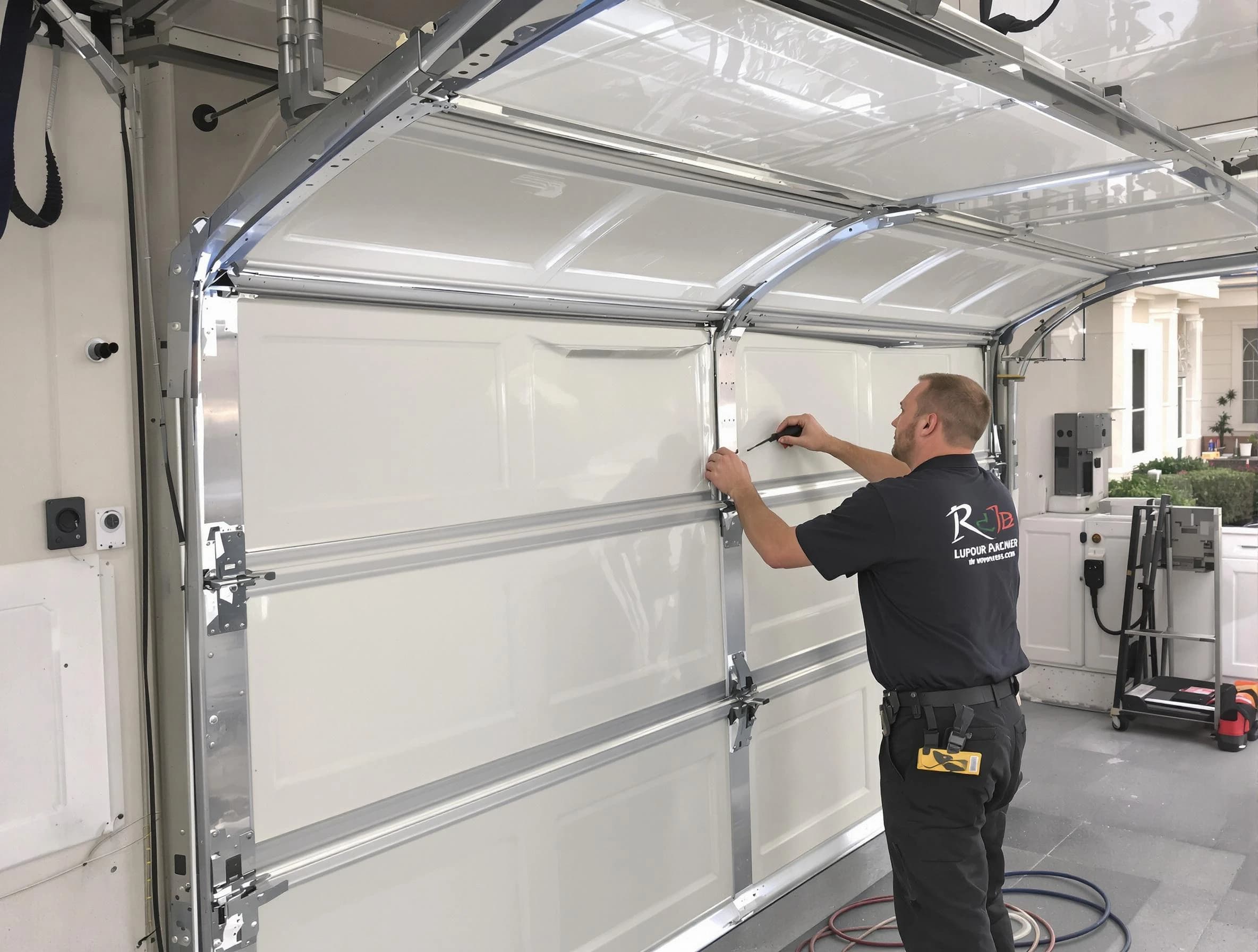 Chandler Garage Door Repair professional performing panel repair in Chandler